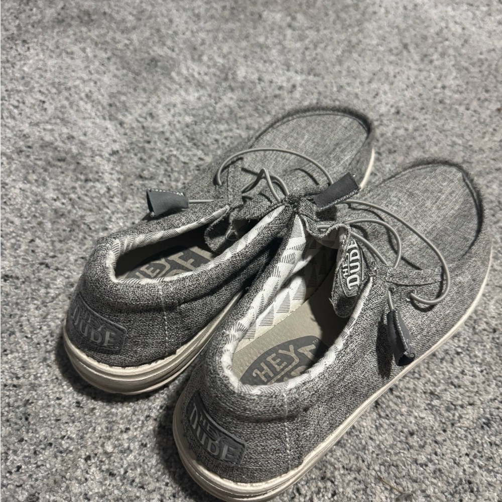 Hey dude Men's Gray Knit Sneakers